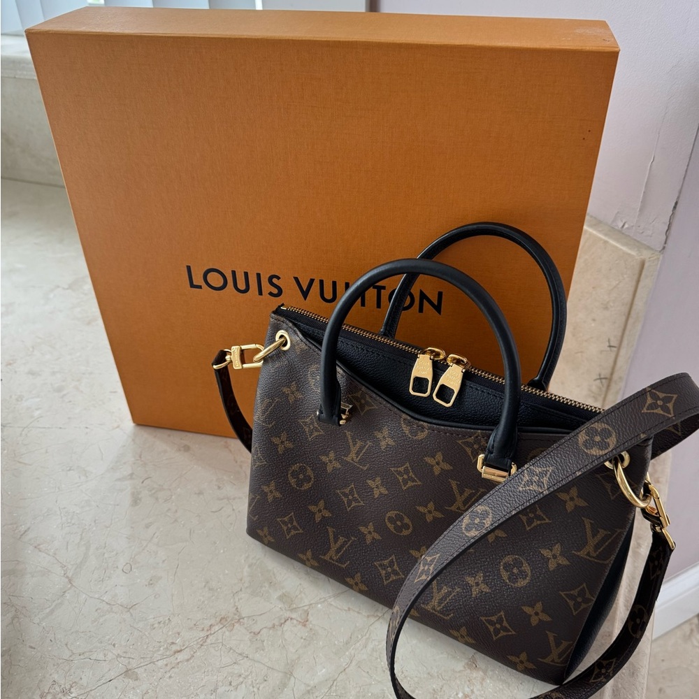 Louis Vuitton Brown and Black Crossbody Bag